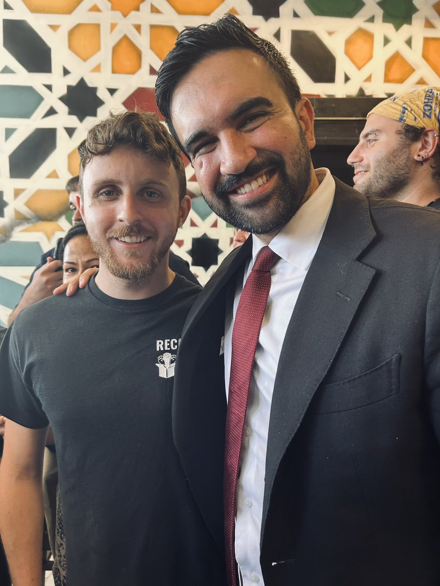 Connor Spence - ALU (@connorspence_) on Twitter photo Our union doesn’t endorse candidates per our bylaws, but officers can.
As President of ALU-IBT Local 1, it’s my honor to endorse <a href="/ZohranKMamdani/">Zohran Kwame Mamdani</a> to be our next mayor!
Zohran is a friend and an incredible ally to our movement. Let’s keep fighting for working people!! Our union doesn’t endorse candidates per our bylaws, but officers can.
As President of ALU-IBT Local 1, it’s my honor to endorse <a href="/ZohranKMamdani/">Zohran Kwame Mamdani</a> to be our next mayor!
Zohran is a friend and an incredible ally to our movement. Let’s keep fighting for working people!!