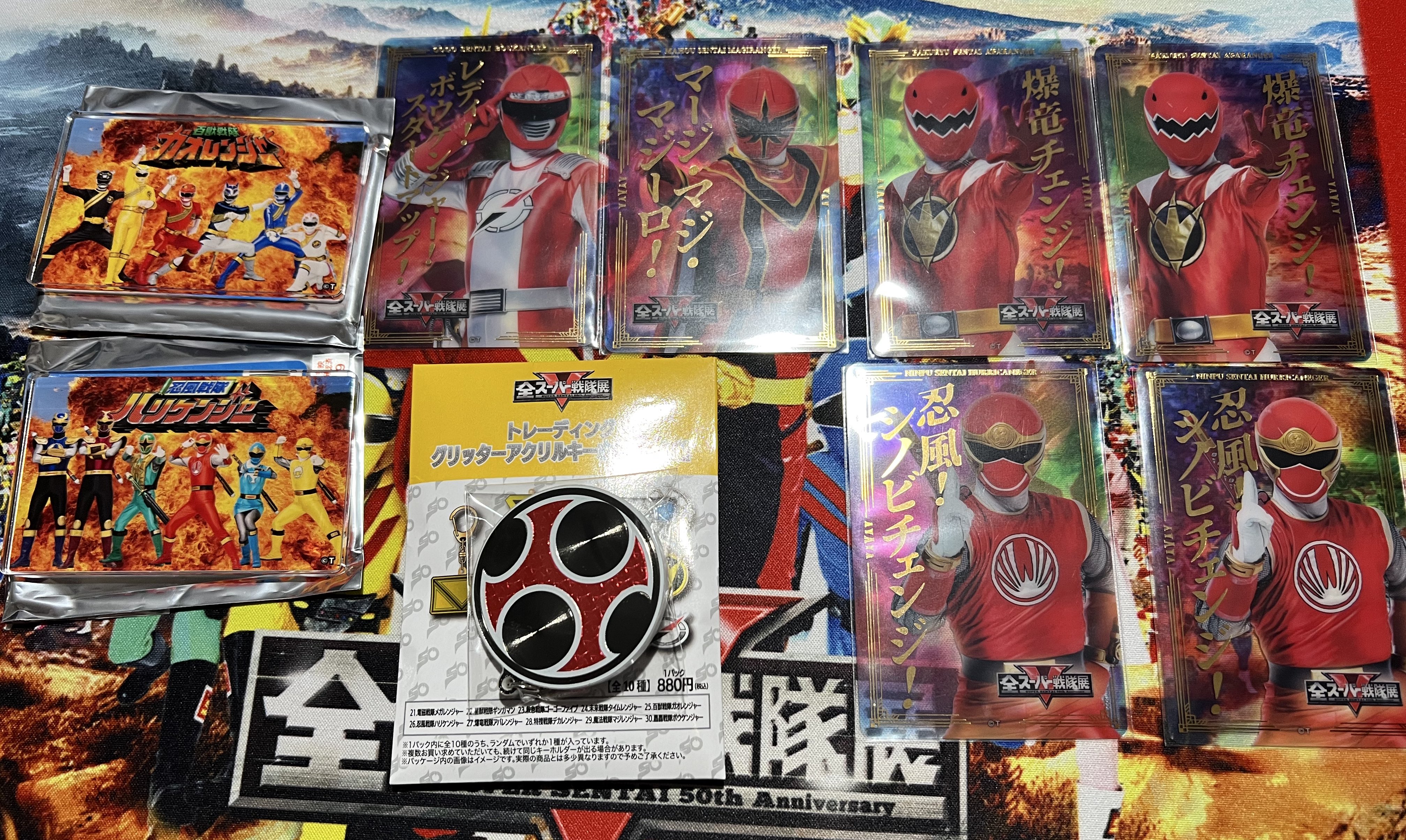 5種セット 全スーパー戦隊展 アクリルスタンド ゴレンジャー アクスタ