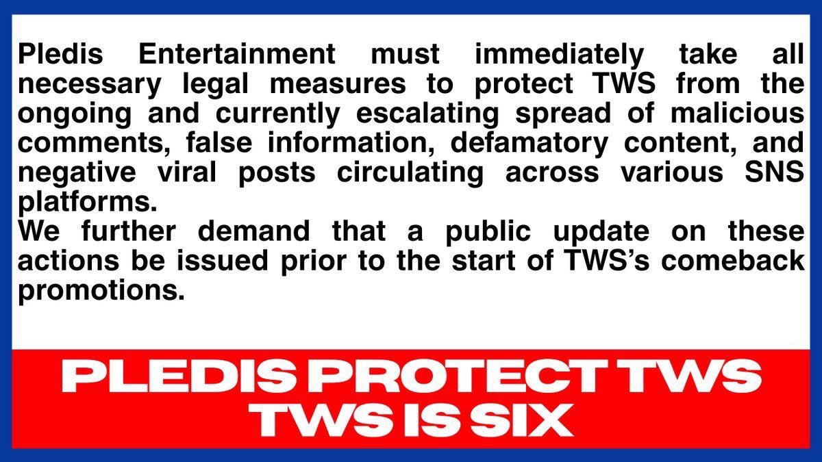 ggnnsia's tweet photo. PLEDIS, stop ignoring bullying. Protect HANJIN &amp; support all members fairly!
@pledisnews @TWS_PLEDIS @TWS_PLEDIS_JP 

TWS IS SIX 
#PLEDIS_PROTECT_HANJIN
#플레디스_한진을_지켜라
#PLEDIS_PROTECT_TWS
#플레디스_투어스를_지켜라 https://t.co/jbgIuyvXNQ