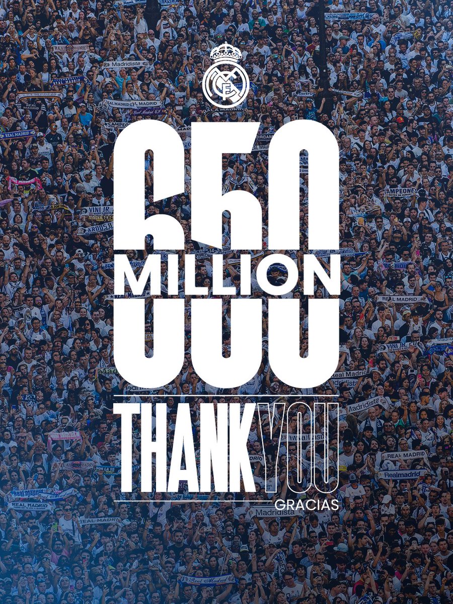 📲 WE ARE 6️⃣5️⃣0️⃣ MILLION!
🤍 WE HAVE THE BEST FANS IN THE WORLD! THANK YOU!
