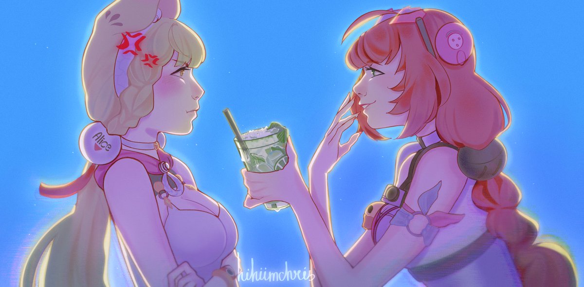 girls hanging out 🤭

#ZenlessZoneZero #YuzuAlice #AliceThymefield #YuzuhaUkinami #art #fanart