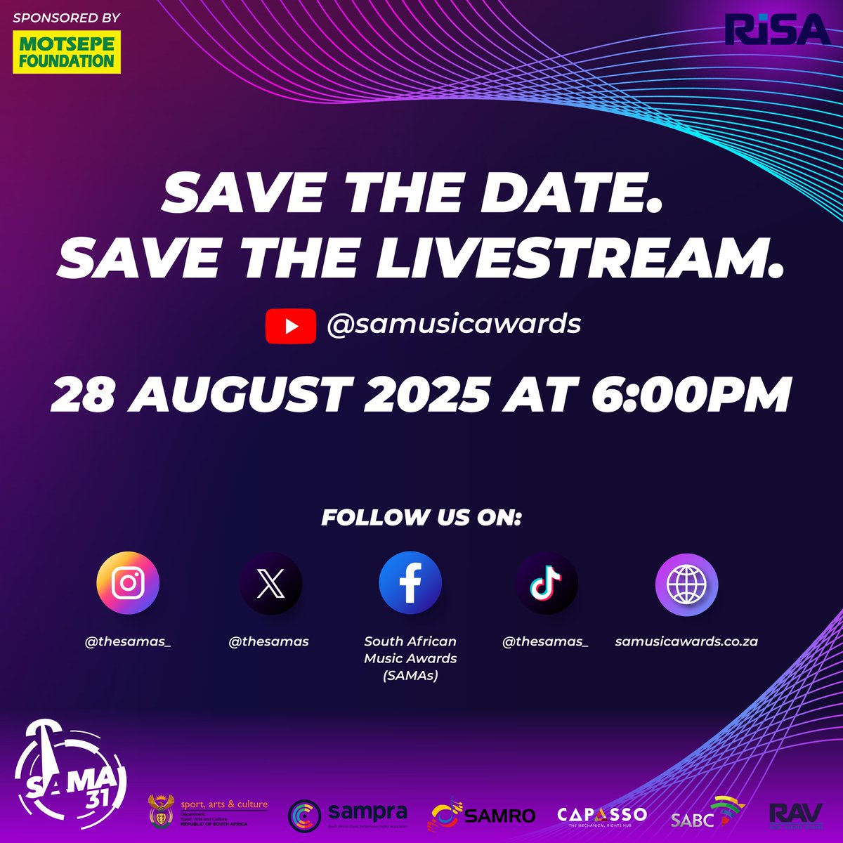 The SA Music Awards tweet media