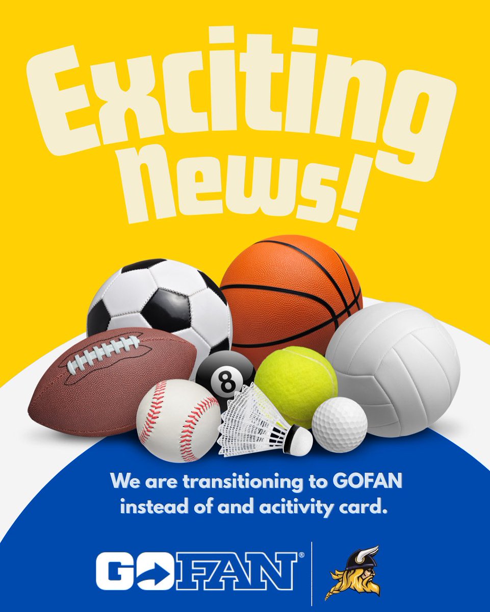 Beginning this school year, Sheboygan North will be using GoFan for mobile ticketing and season  passes for HOME athletic events. The cost of the activity pass will remain $10.