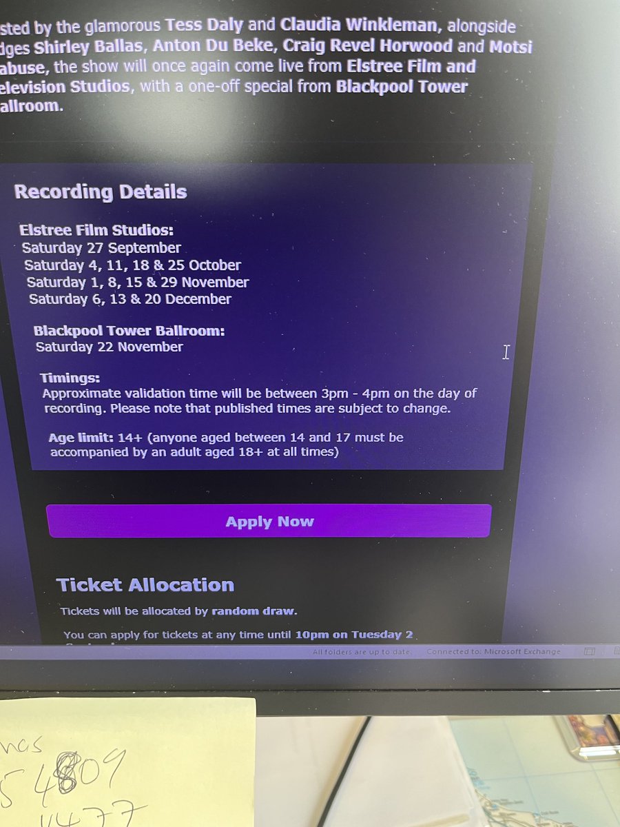 Peter Levy (@peter_levy) on Twitter photo <a href="/bbcstrictly/">BBC Strictly ✨</a> here we go again. I apply every year for tickets, never got anywhere! <a href="/bbcstrictly/">BBC Strictly ✨</a> here we go again. I apply every year for tickets, never got anywhere!