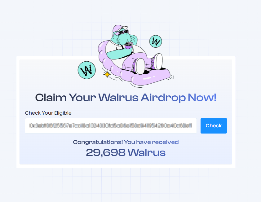Want to know how much $WAL <a href="/WalrusProtocol/">Walrus 🦭/acc</a>  airdrop phase 2 you've received? 

Check here: flowx.finance/wal-check