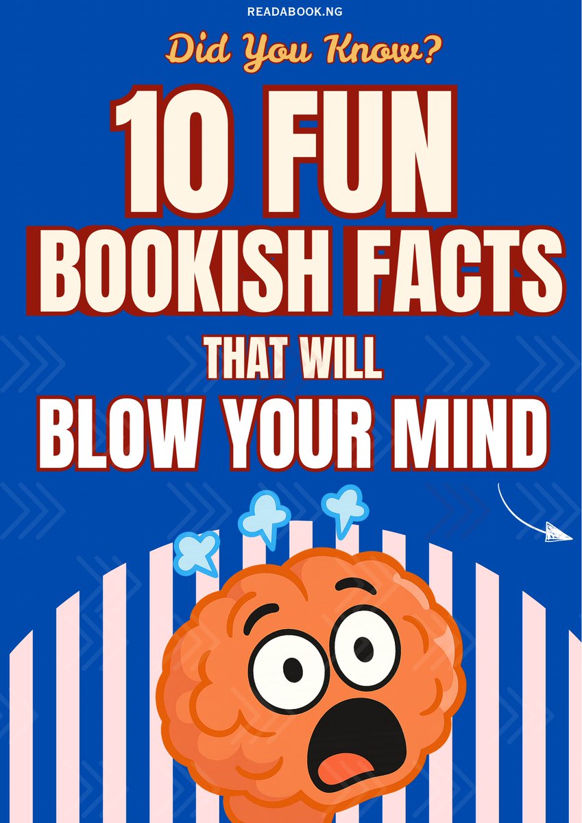 We found 10 surprising, bizarre, and downright hilarious bookish facts that’ll change the way you see your shelves forever 😝

Check it out on our IG: instagram.com/p/DNlFsJ-IKoW/…

Also, save this for your next bookish convo!