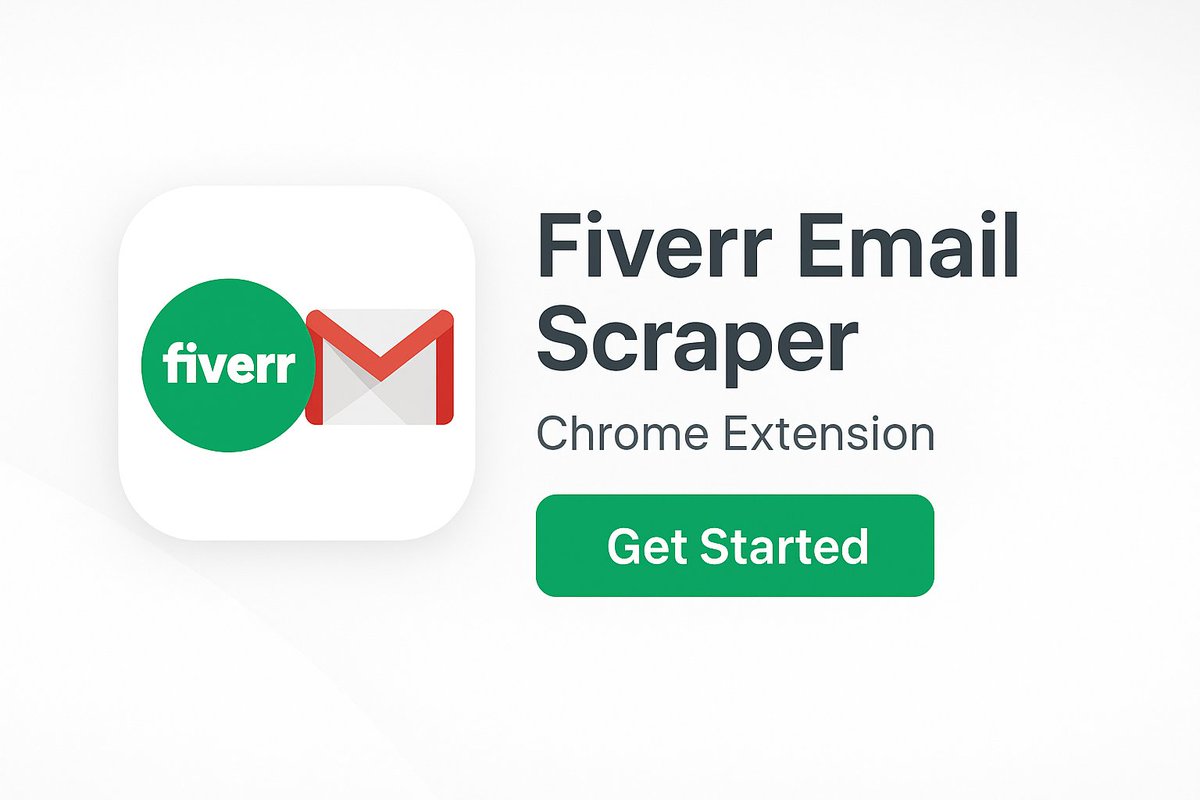 Bukharidevcons's tweet photo. @harsh_apps Built a Chrome Extension to scrape emails from Fiverr (for freelancers tired of manual outreach) 🚀 https://t.co/8lPQwHHkwX
