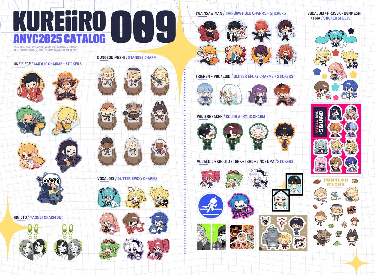 kureiiro's tweet image. waaaah i did it!! 😭 here's my catalog for anyc!! I'll be at table O09 with @/yumafuki, please come say hi!! 🫶
#anyc2025 #animenyc2025