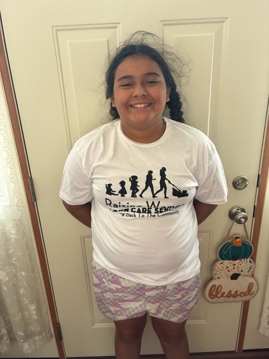 Eva of Reynoldsburg, Ohio  who recently signed up for our 50 yard challenge received her safety glasses, ear plugs and white shirt in the mail ! She officially ready to start ! What words of advice would you give to her ?