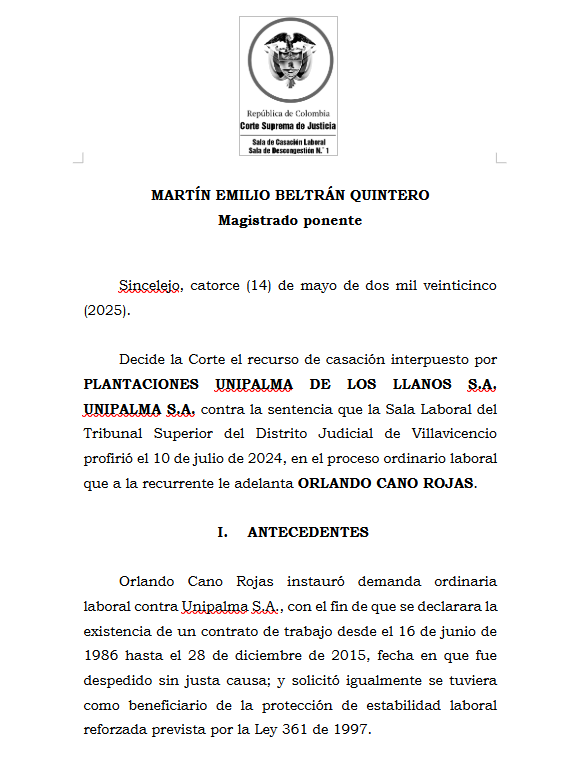 articulo20's tweet photo. SENTENCIA RECOMENDADA 🗣 

#Laboral

“Dictámenes de pérdida de capacidad laboral no constituyen prueba calificada en casación”: @CorteSupremaJ 

Solicita la providencia completa AL CORREO: gestiondocumental@articulo20.com.co ENVIANDO EL TÍTULO con la frase "Los leo en X. Envíame un Demo con la información".