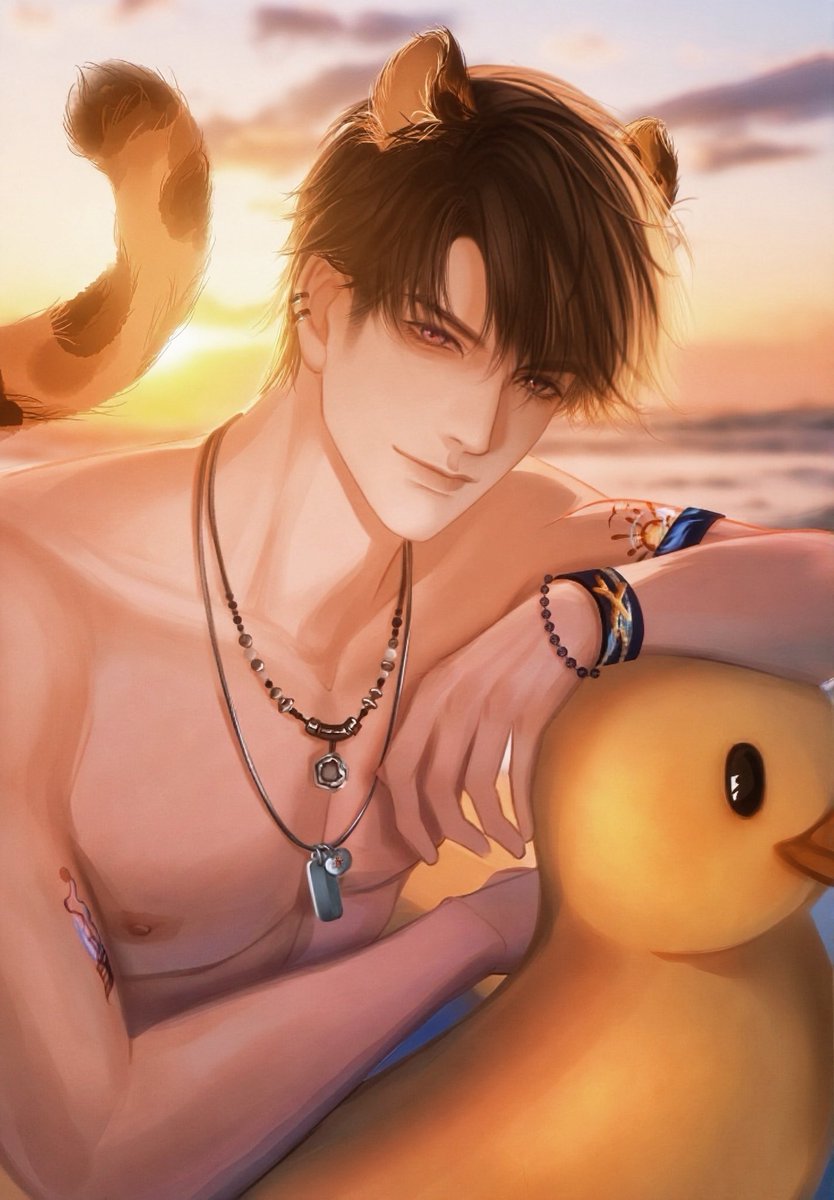 🐆🏖️ #LoveandDeepspaceHeartwave #LoveandDeepspace   #Caleb #夏以昼 #恋与深空 #恋と深空  #マヒル