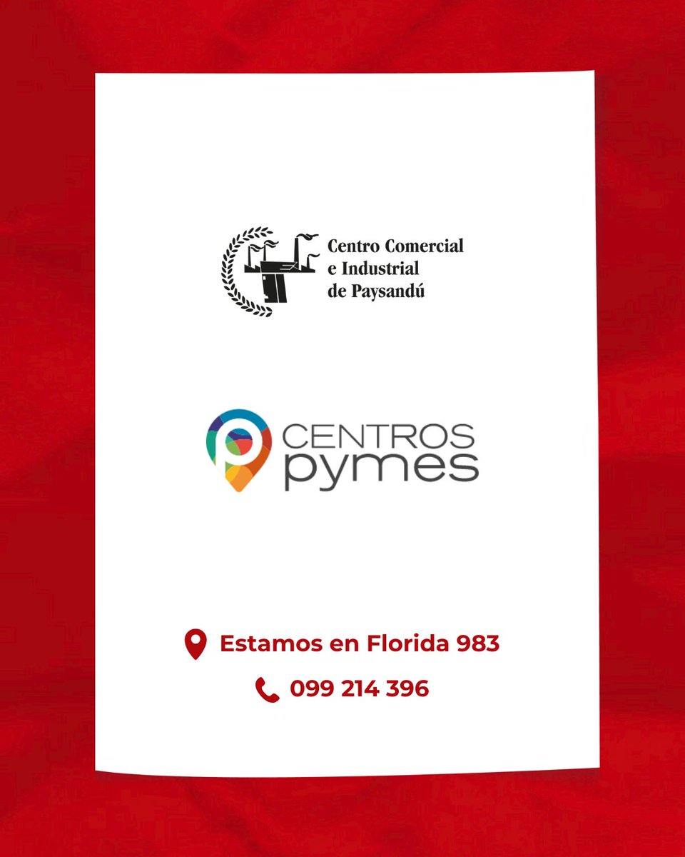 ¿Sabías que en la sede del Centro Comercial funciona el Centro Pyme?
Aquí podés acceder a
✔️Diagnósticos y capacitaciones sin costo
✔️Asesoramiento y consultorías especializadas
✔️Herramientas para potenciar tu empresa

📍Florida 983
Acercate y hacé crecer tu negocio con nosotros