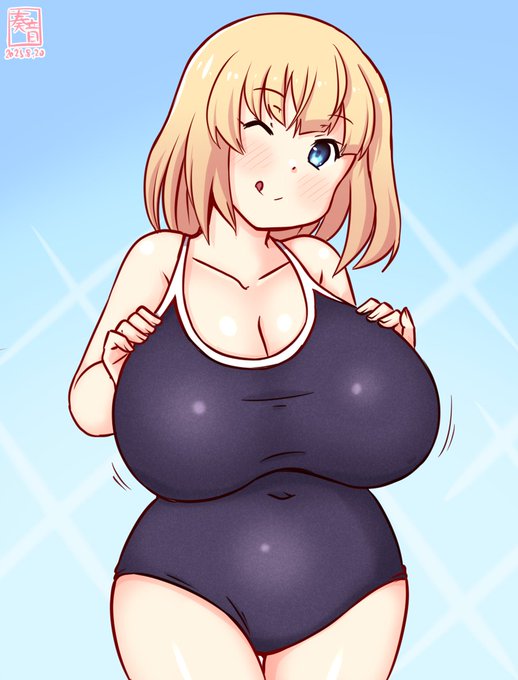 「…ん? そうね、独特の主砲配置でしょ? 
 最大火力を指向できるの。決戦型、でしょ♥」

#艦これ版真剣お絵描き60分一本勝負_20250820
#ロドニー 