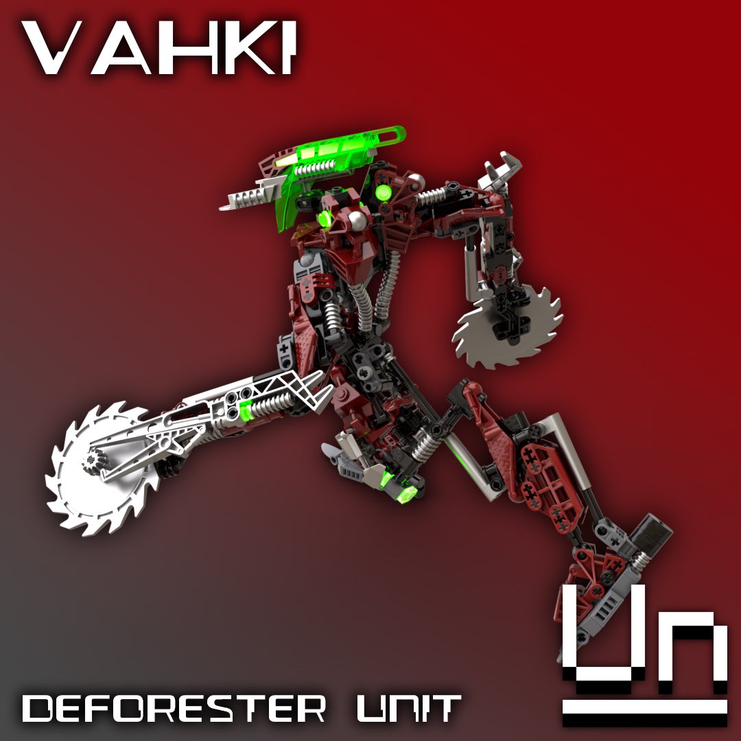 Vahki - Deforester Unit
Shredding the morbuzakh to splinters!
#lego #bionicle