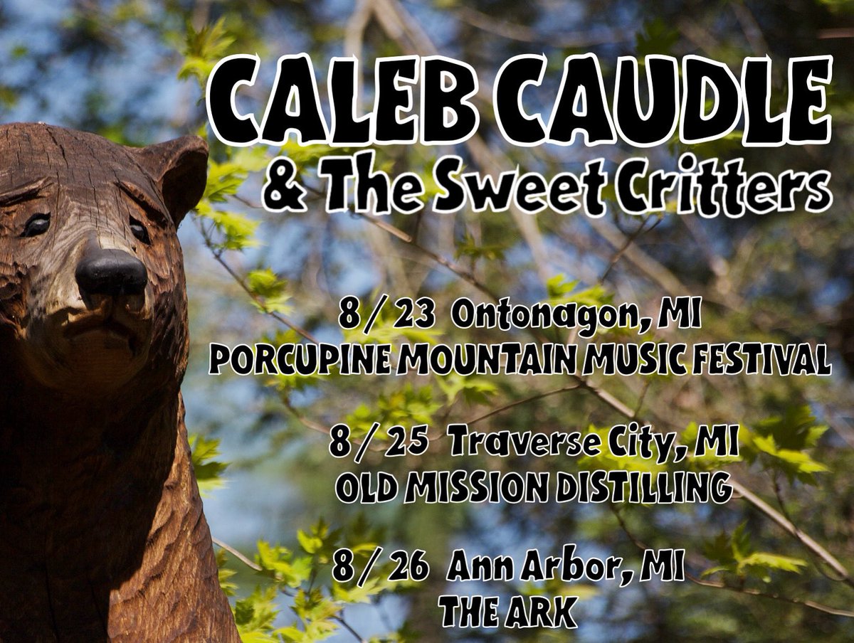 3 Michigan shows coming right up!