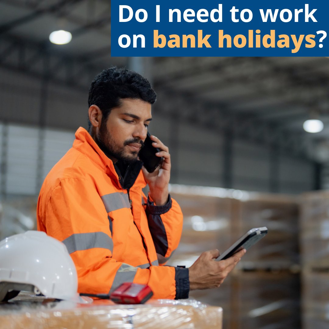 ● You should check what your employment contract says about working on bank holidays.

If you don’t have a contract, ask your employer what their rules are.

Find out more ⤵️
bit.ly/4mgLhPd