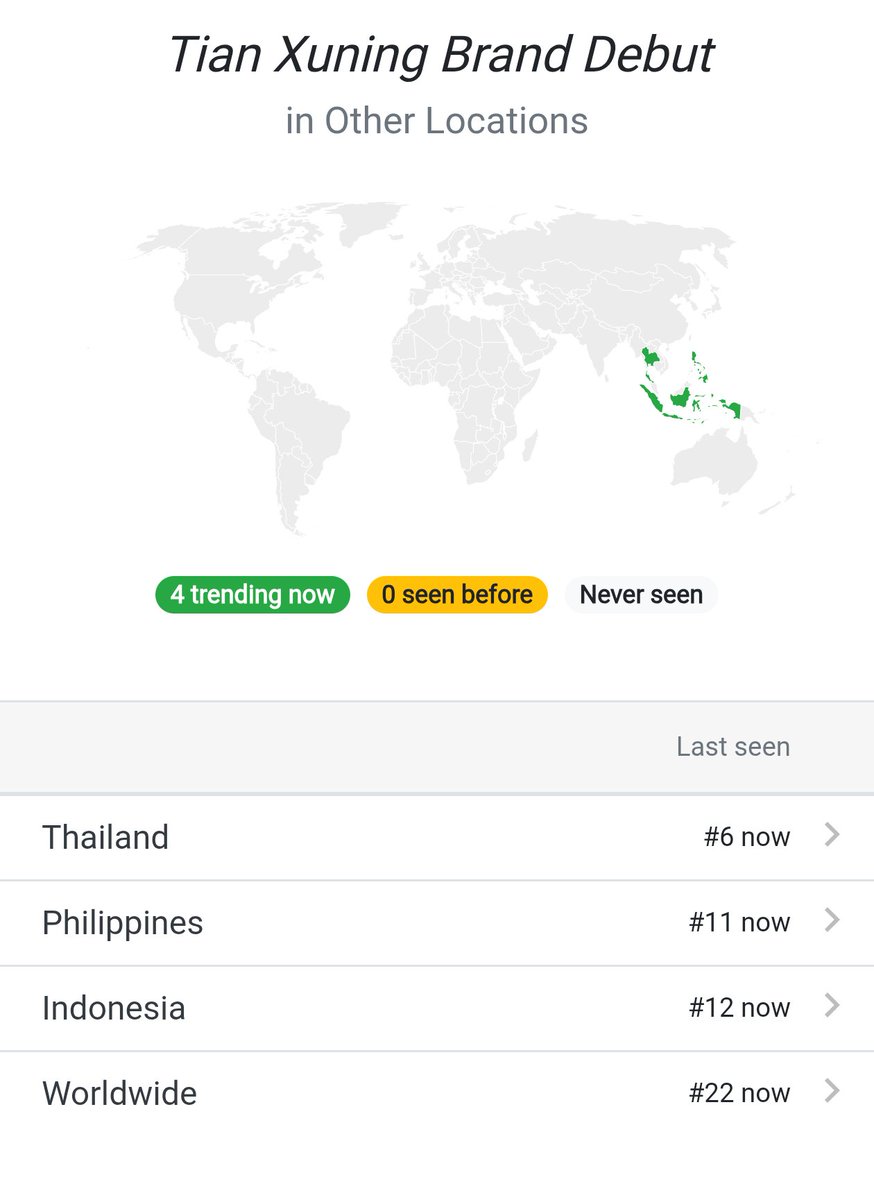 tianxuningintl's tweet photo. Tian Xuning’s brand debut is trending everywhere, #6 in Thailand, #11 in the Philippines, #12 in Indonesia, and even #22 Worldwide🔥

Tian Xuning Brand Debut 
#TIANXUNINGxDECORTÉ https://t.co/1obxyzLpwa