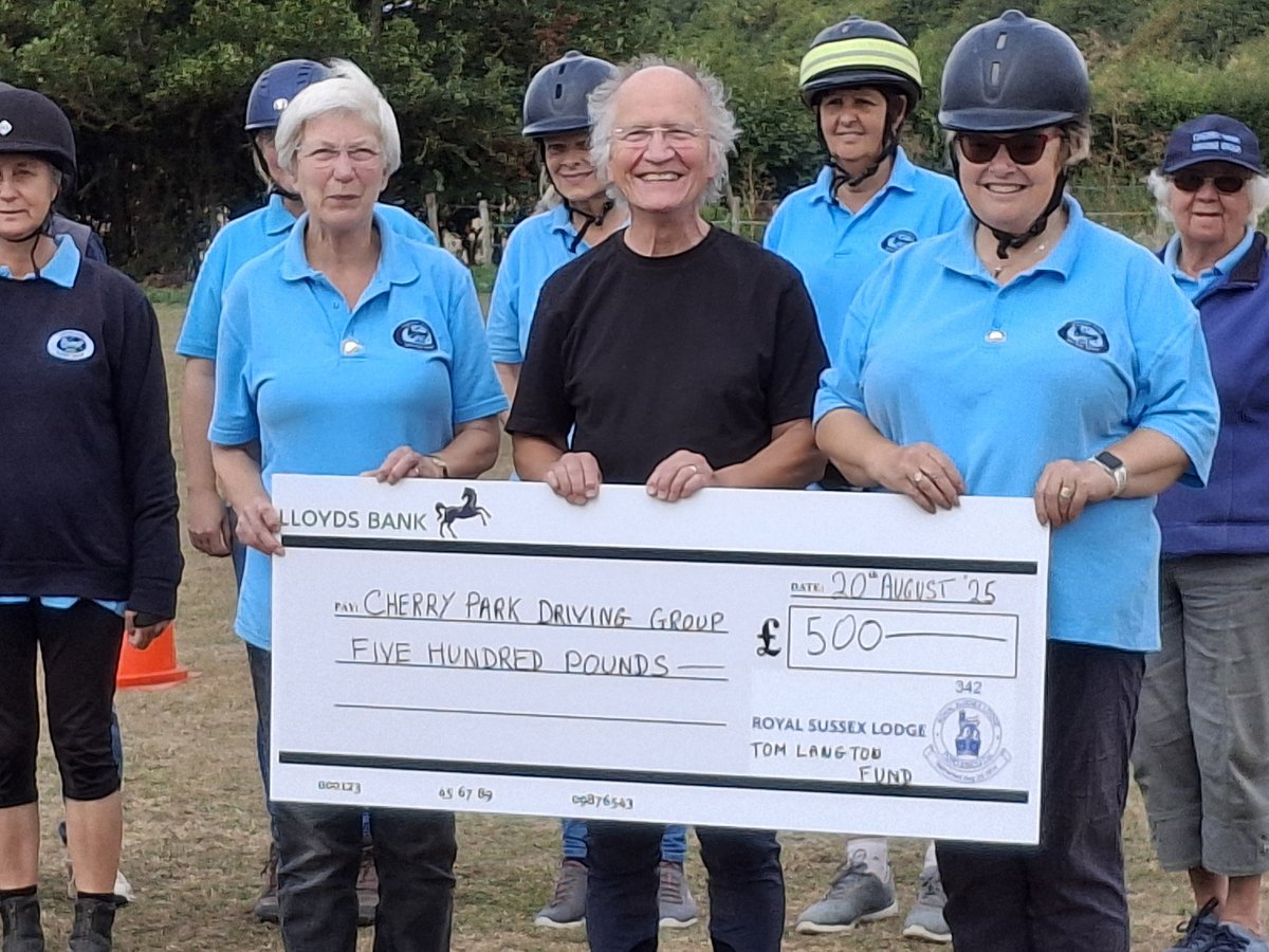 It was our pleasure today to present a Tom Langton Fund cheque to one of our nominated #charities this year; Cherry Park Driving Group who are based just across the border in #Chichester, West Sussex. They form part of the Riding for the Disabled Association (RDA), focusing...
