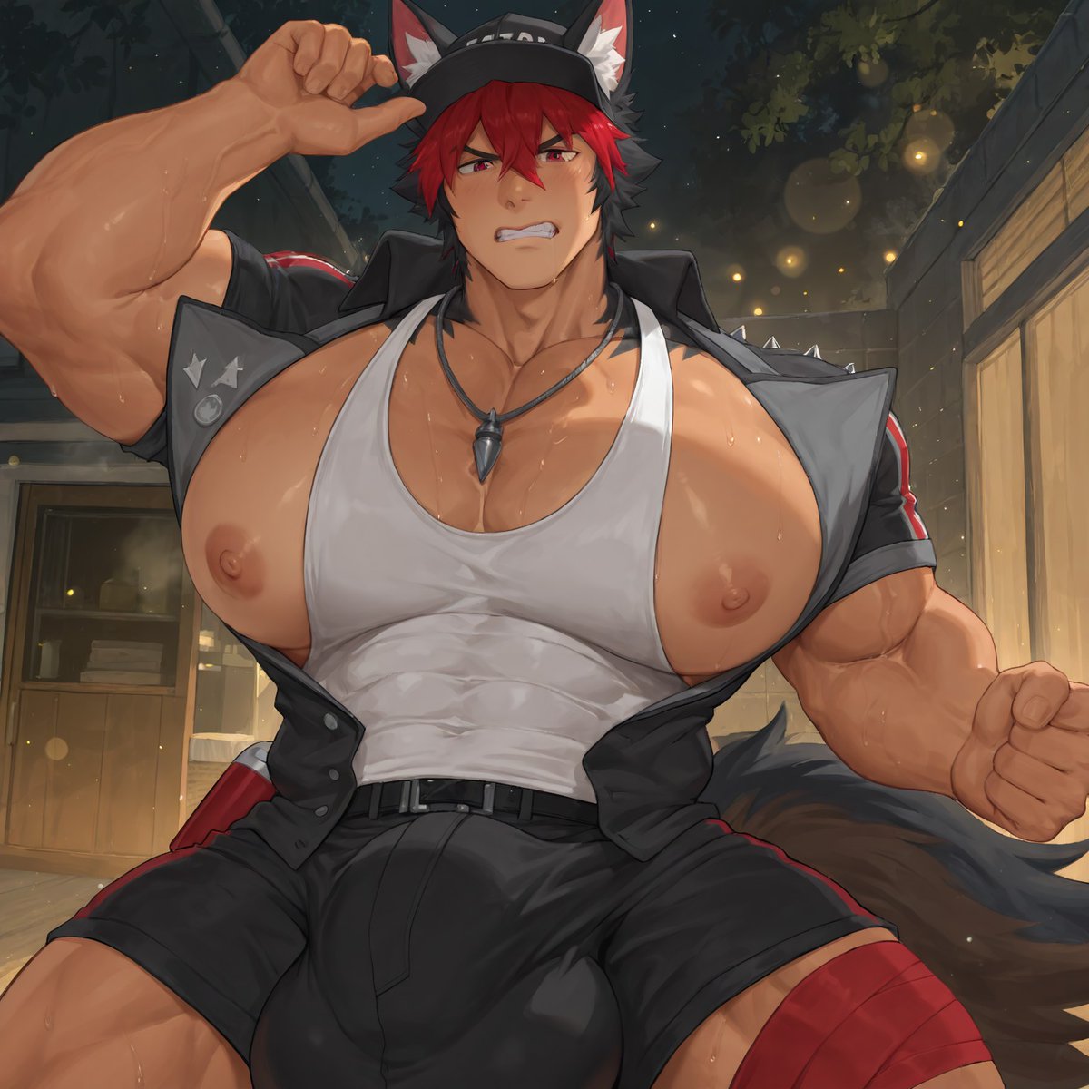 Ventvert4's tweet photo. Komano's pecs sculpted for sin and swimsuit season :D
#KomanoManato #狛野真斗 https://t.co/EKHUolyBwJ