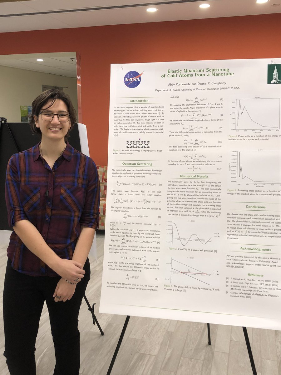 Congratulations to my former student Abby Postlewaite who just completed her PhD in physics <a href="/Northeastern/">Northeastern U.</a>.  (Photo from her <a href="/uvmphysics/">UVM physics</a> days).  Best wishes Abby from your family  <a href="/uvmvermont/">University of Vermont</a>