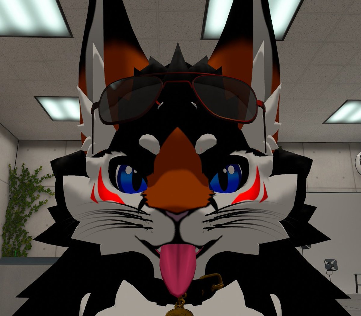 Phantom Foxx (@phantomfox89) on Twitter photo I added some whiskers to my Fox Nova.
Also, Thanks to <a href="/Rylanthehobkin/">Rylan the hobkin queen</a> I now has a nose, Philtrum, and lips!
#novabeast #VRChat #furry I added some whiskers to my Fox Nova.
Also, Thanks to <a href="/Rylanthehobkin/">Rylan the hobkin queen</a> I now has a nose, Philtrum, and lips!
#novabeast #VRChat #furry