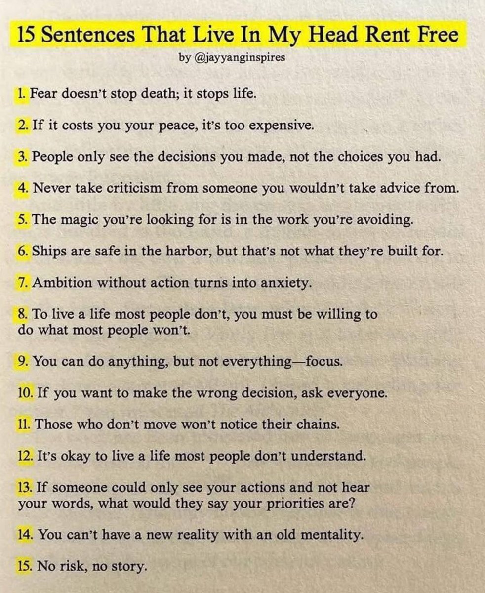 Good Food for Thought—15 Sentences That Live In My Head Rent Free