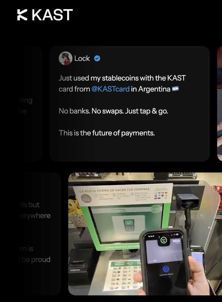 Woke up to see that my posts about <a href="/KASTcard/">KAST</a> and video of me actually paying with it got featured on their website

THIS is how you make your users feel appreciated and like they've contributed to something

THIS is how you build a real community

Insane work they're doing