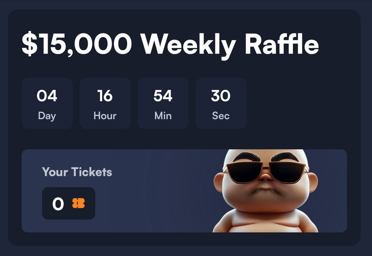 Show me how many tickets you have 🎫