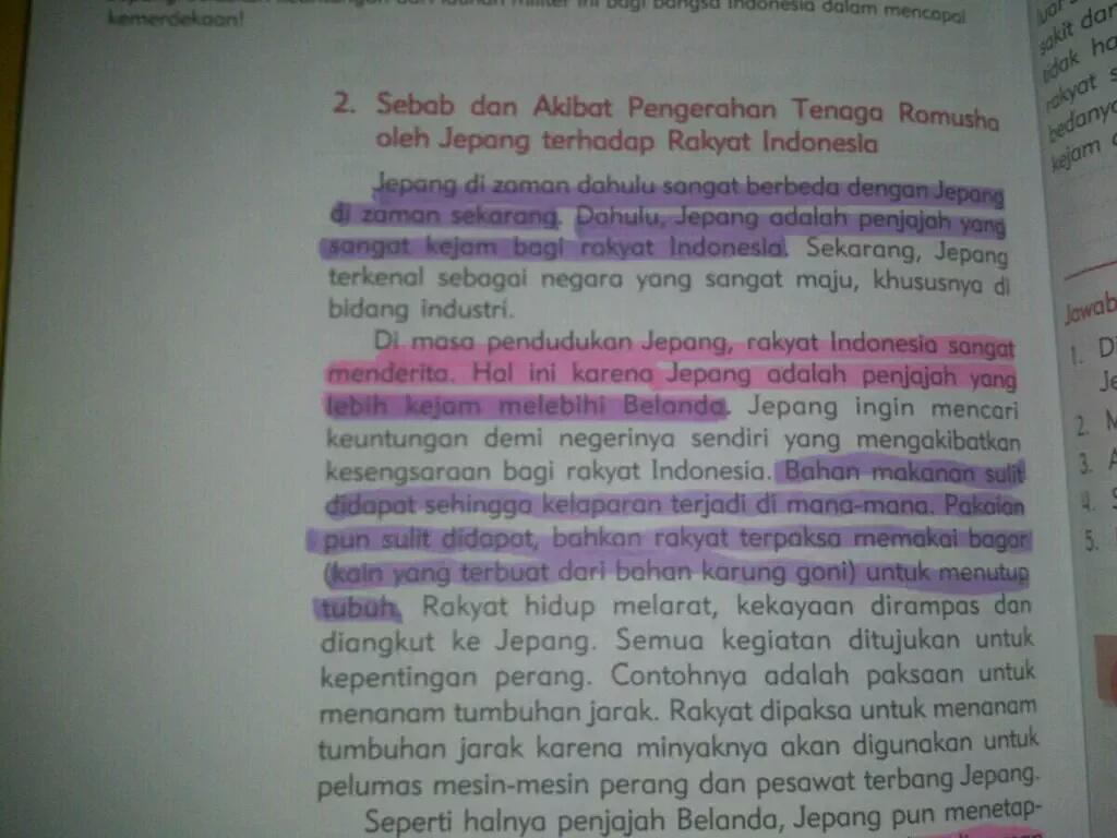 おてつ (@guruado) on Twitter photo この手の話がある度に何度も娘の教科書をあげてやる。
Japan adalah penjajh yang lebih kejam melebih Belanda
日本の植民地支配はオランダのそれより過酷であった。
これが現実だよ。 この手の話がある度に何度も娘の教科書をあげてやる。
Japan adalah penjajh yang lebih kejam melebih Belanda
日本の植民地支配はオランダのそれより過酷であった。
これが現実だよ。