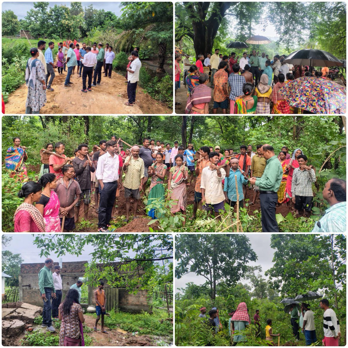 CDO-cum-EO, ZP Malkangiri, along with BDO Kalimela, visited Koimetla, Venktapallam and Bhejangiwada GPs to supervise MGNREGA works and incomplete houses, instructing GP staff for regular visits to ensure timely completion of House.
Panchayat Samiti, Kalimela. Dtd-20-08-2025