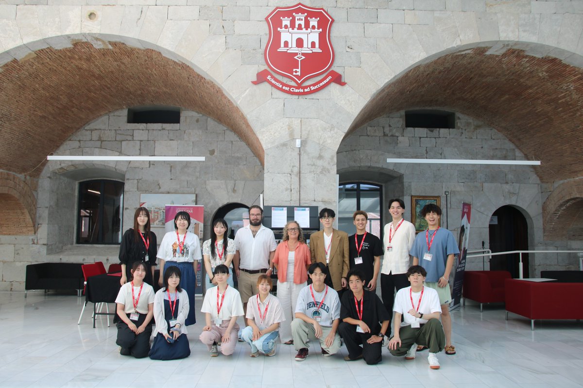 Uni_Gib's tweet photo. A big welcome to our sixth cohort of students from Chiba University. Over the next three weeks, they will be learning about the history and culture of Gibraltar, exploring the Rock, enjoying exciting outdoor activities and visiting towns in the region!
#IntensiveEnglishCourse https://t.co/QV7QYocwWo