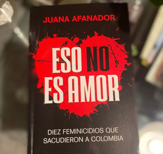 France24_es's tweet photo. 🇨🇴 #EllasHoyF24 - Eso no es amor, la historia de 10 feminicidios en #Colombia. En este libro de Juana Afanador, se recogen historias de mujeres víctimas de la violencia machista definitiva antes y después de que el delito fuera tipificado en el país ➡️ https://t.co/wkJVBXLRBn https://t.co/1cEBgAULrc