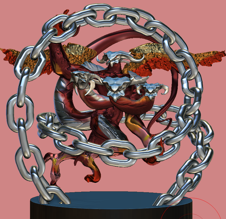 aoibeam's tweet image. 細部までは作ってないけど、カードから読みとれる情報をできる限り3D立体化してみた超竜バジュラ。　これは地味に初めて手に入れたデュエマのレアカードだったおもひで
#デュエルマスターズ  #duelmasters