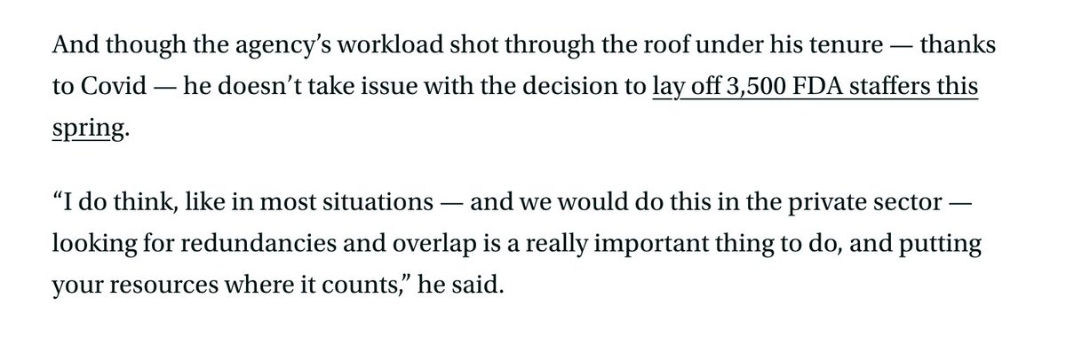 Jason Ukman (@jasonukman) on Twitter photo Former FDA commissioner Stephen Hahn is not troubled by the recent agency layoffs, per <a href="/ADeAngelis_bio/">Allison DeAngelis</a>
statnews.com/2025/08/20/nuc… Former FDA commissioner Stephen Hahn is not troubled by the recent agency layoffs, per <a href="/ADeAngelis_bio/">Allison DeAngelis</a>
statnews.com/2025/08/20/nuc…