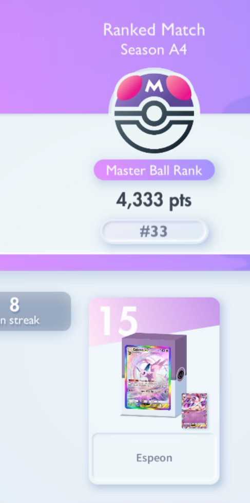 33 is my lucky number 😄
#PokemonTCGpocket #ポケポケ