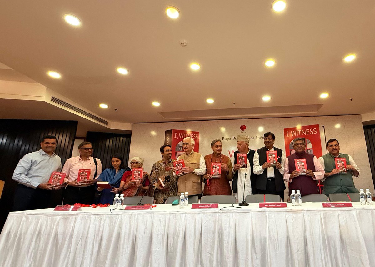 Rupa Publications (@rupa_books) on Twitter photo <a href="/ShashiTharoor/">Shashi Tharoor</a> <a href="/jayantrld/">Jayant Singh</a> <a href="/shahid_siddiqui/">shahid siddiqui</a> #IWitness by <a href="/shahid_siddiqui/">shahid siddiqui</a> is finally launched! A huge thank you to <a href="/ShashiTharoor/">Shashi Tharoor</a> <a href="/neerjachowdhury/">NEERJA CHOWDHURY</a> <a href="/maryashakil/">Marya Shakil</a> <a href="/salman7khurshid/">Salman Khurshid</a> <a href="/jayantrld/">Jayant Singh</a> <a href="/SanjayAzadSln/">Sanjay Singh AAP</a> <a href="/Ahmed1Hilal/">हिलाल अहमद Hilal Ahmed</a> <a href="/rsprasad/">Ravi Shankar Prasad</a> #FarooqAbdullah for making this day memorable. <a href="/ShashiTharoor/">Shashi Tharoor</a> <a href="/jayantrld/">Jayant Singh</a> <a href="/shahid_siddiqui/">shahid siddiqui</a> #IWitness by <a href="/shahid_siddiqui/">shahid siddiqui</a> is finally launched! A huge thank you to <a href="/ShashiTharoor/">Shashi Tharoor</a> <a href="/neerjachowdhury/">NEERJA CHOWDHURY</a> <a href="/maryashakil/">Marya Shakil</a> <a href="/salman7khurshid/">Salman Khurshid</a> <a href="/jayantrld/">Jayant Singh</a> <a href="/SanjayAzadSln/">Sanjay Singh AAP</a> <a href="/Ahmed1Hilal/">हिलाल अहमद Hilal Ahmed</a> <a href="/rsprasad/">Ravi Shankar Prasad</a> #FarooqAbdullah for making this day memorable.