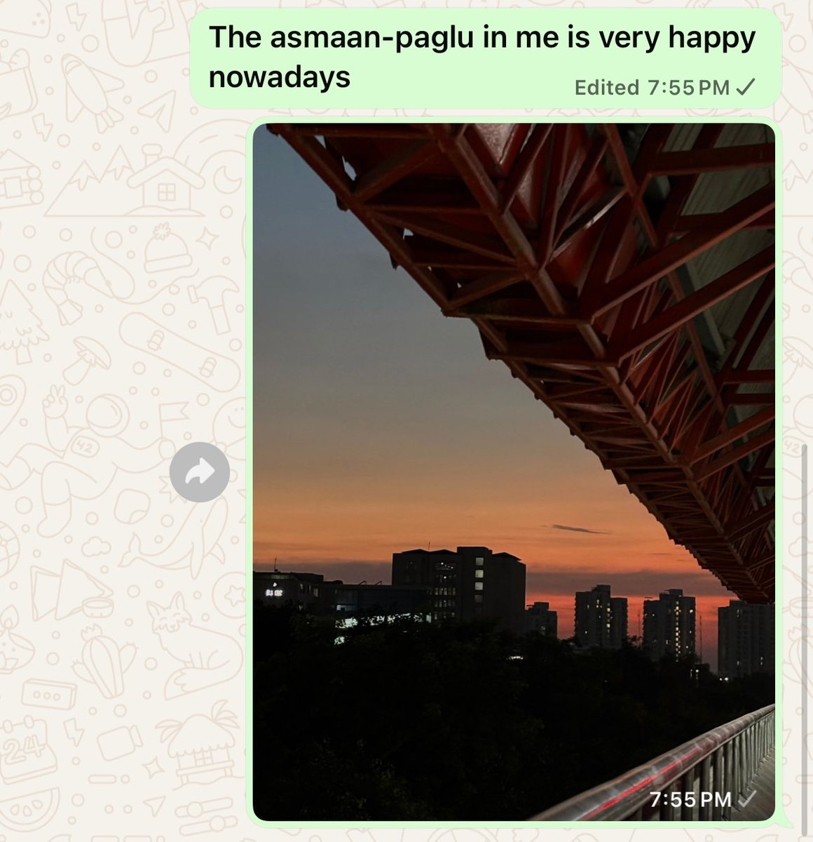 Sharing every beautiful sky pic in my camera has become my love language.