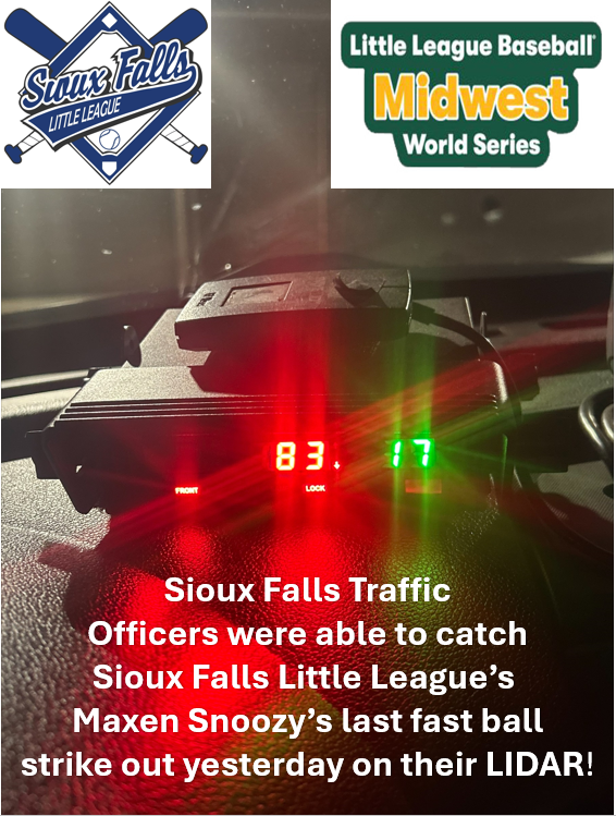 Sioux Falls Police (@siouxfallspd) on Twitter photo Congrats <a href="/sfll2017/">Sioux Falls Little League</a> (Sioux Falls Little League) on your big win last night. Keep dealing and good luck in the rest of your time in the <a href="/LittleLeague/">Little League</a> World Series. /802 Congrats <a href="/sfll2017/">Sioux Falls Little League</a> (Sioux Falls Little League) on your big win last night. Keep dealing and good luck in the rest of your time in the <a href="/LittleLeague/">Little League</a> World Series. /802