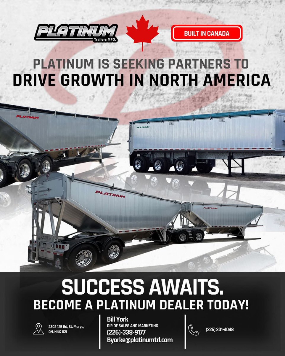 Join the Platinum Team

We’re expanding and looking for trusted dealers who share our commitment to quality, durability and innovation. If you’re ready to represent the best trailers, Let’s connect!
#platinumtrailers #dealeropportunity #heavydutytrailer #trailermanufacturer