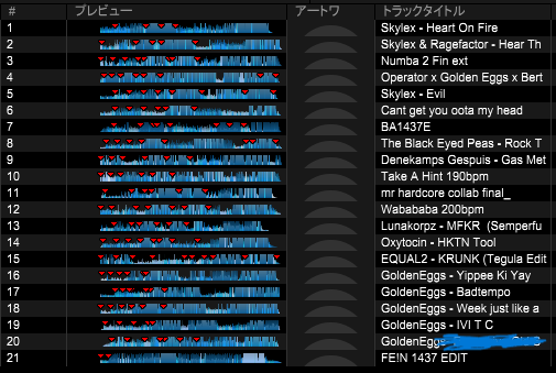 #Club_GoH 
セトリです😅😅😅