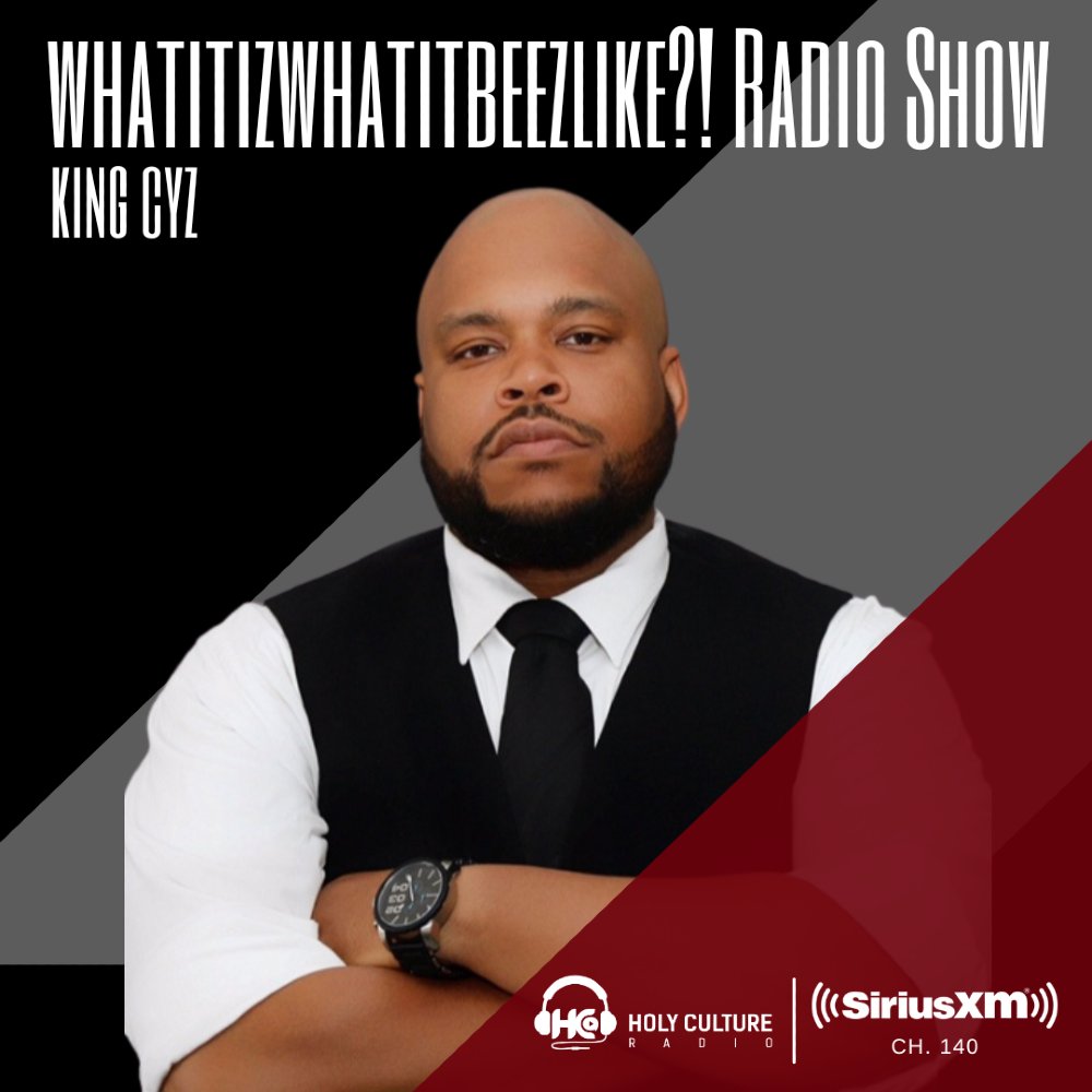 HolyCulture's tweet photo. π¨Tune in today from 2-4pm EST to The WhatItIzWhatItBeezlike?! Radio Show with King Cyz for deep conversations on cultural, spiritual and current topics.π¨
Only on Holy Culture Radio Channel 140 SiriusXM.
#holycultureradio #siriusxm #CHH #christianhiphop #supportkingdommusic https://t.co/KJXZN25IEB