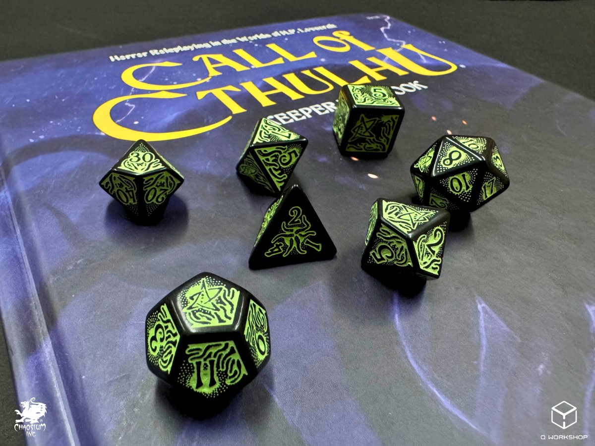 Lovecraft Forever 🐙 celebrating his 135 birthday anniversary.
Whispers from the deep call for dice, gaming accessories, and the Call of Cthulhu Keeper Rulebook.
👉 Get the bundle and the Rulebook is 25% OFF! bit.ly/4oYDjfs