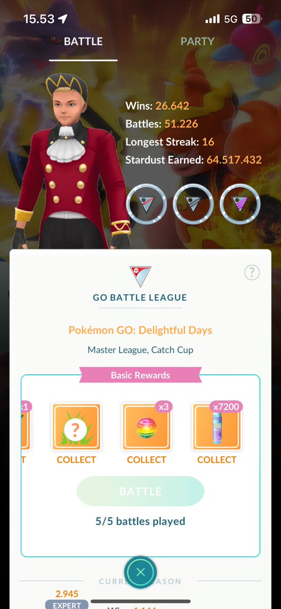 Matias Brix Mikkelsen (@mbrix94) on Twitter photo And there it is - finally! Legend in #GBL Season 23. ✅
Second season in a row I did it the first day of Catch Cup. Actually I became Legend at the EXACT same time last season. 😂
Thanks to my team members at <a href="/snovertappers/">Snovertappers</a>, and all you tagged, for help and support! ❤️ And there it is - finally! Legend in #GBL Season 23. ✅
Second season in a row I did it the first day of Catch Cup. Actually I became Legend at the EXACT same time last season. 😂
Thanks to my team members at <a href="/snovertappers/">Snovertappers</a>, and all you tagged, for help and support! ❤️