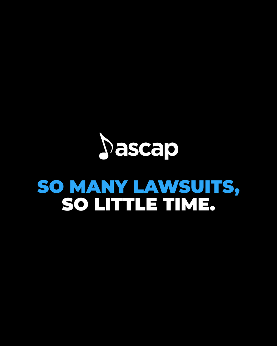 ASCAP's tweet photo. ASCAP announces a new settlement agreement with the Radio Music License Committee (RMLC) securing higher rates for its 1M+ members: https://t.co/3a9VtA7uni. https://t.co/dkj9yGeGQQ