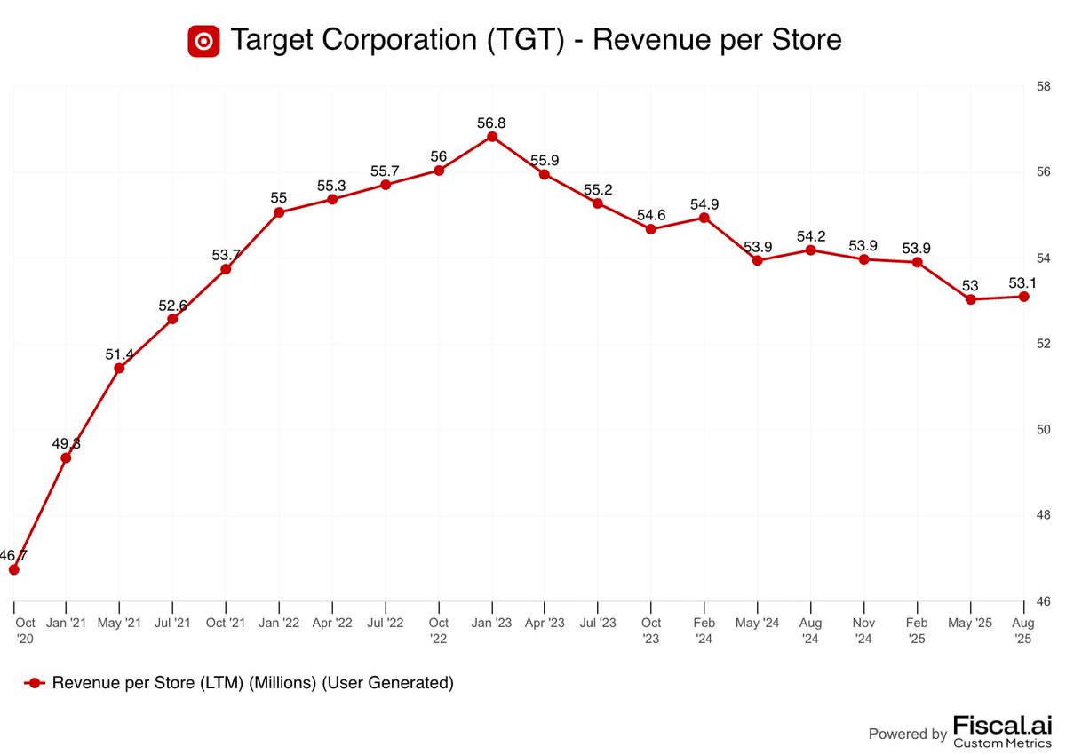 📊FISCAL: "Target: Il Fatturato per Negozio in Calo da Quattro Anni"