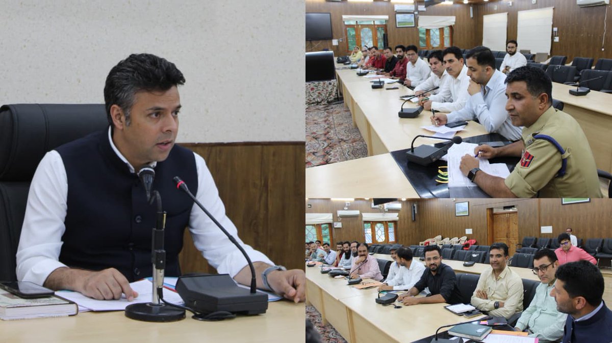 Deputy Commissioner Budgam (@dc_budgam) on Twitter photo DC Budgam <a href="/DrBilalbhatIAS/">Dr Bilal M Bhat IAS</a> chaired the 38th #NCORD meeting. 144 kanals of wild cannabis destroyed, 38 FIRs registered, 57 arrests made. DC directed execution of Drug De-Addiction Centre, 100% CCTV/CBS in chemist outlets, and mass awareness for a drug-free #Budgam
<a href="/diprjk/">Information & PR, J&K</a> DC Budgam <a href="/DrBilalbhatIAS/">Dr Bilal M Bhat IAS</a> chaired the 38th #NCORD meeting. 144 kanals of wild cannabis destroyed, 38 FIRs registered, 57 arrests made. DC directed execution of Drug De-Addiction Centre, 100% CCTV/CBS in chemist outlets, and mass awareness for a drug-free #Budgam
<a href="/diprjk/">Information & PR, J&K</a>