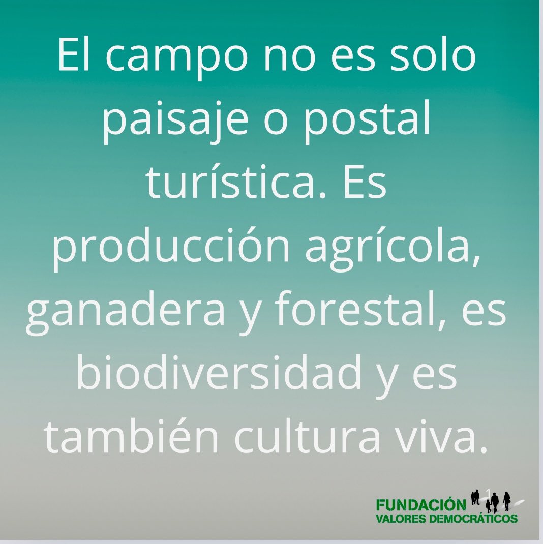El campo es vida #QueNoSeApagueElPueblo #ElCampoHabla #RuralEsFuturo #NoEsUnDecorado