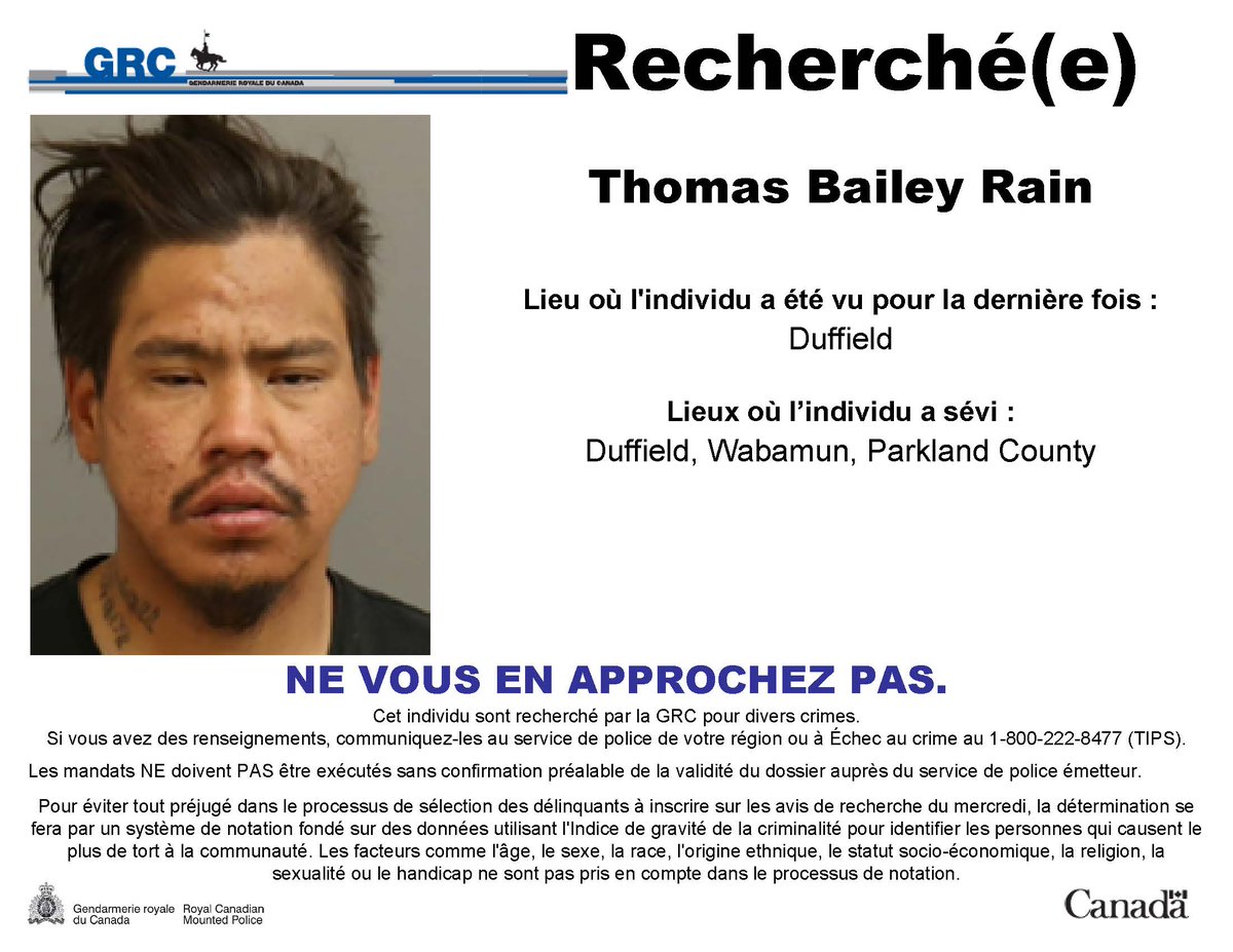 #RecherchéMercredi : Thomas Bailey Rain. Ne l'abordez pas.