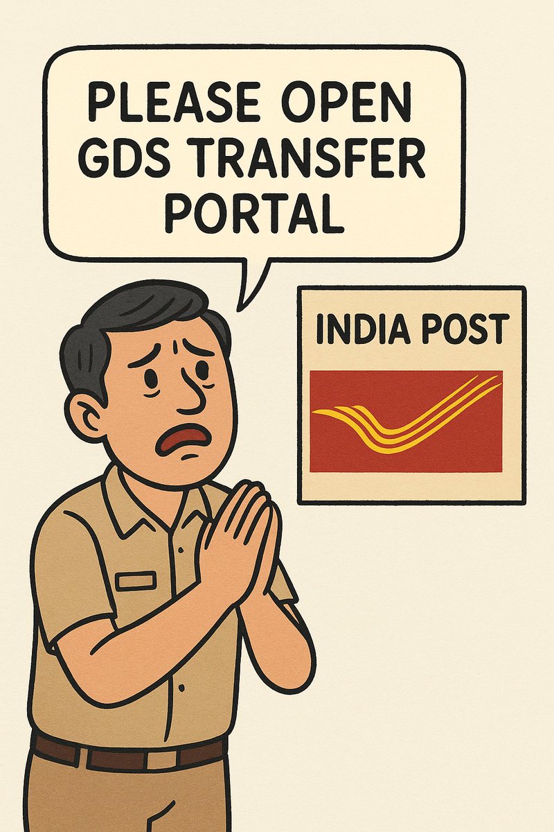 iamApg99's tweet photo. #OpenGDSRule3Portal
@IndiaPostOffice 
@JM_Scindia 
Please open GDS Rule3 Transfer Portal as soon as possible. We are waiting since Last November 2024. After that Transfer Portal has not been opened. Our salary is very low sir. Please open Rule3 portal in September 1st Week... https://t.co/eQh6FZw1Es