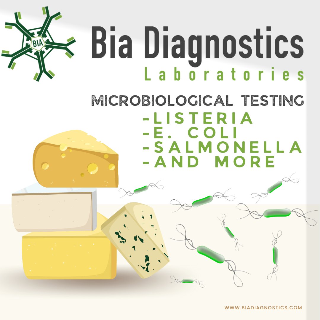 Biadiagnostics's tweet photo. Multiple milk &amp; cheese recalls in the Northeast highlight the importance of strong microbiological testing. 🧀🥛
At Bia Diagnostics, we test for:
✅ Listeria
✅ E. coli
✅ Salmonella
…and more.
Helping Vermont producers keep food safe &amp; consumers confident.
#FoodSafety #Listeria https://t.co/Lgz1aHYKrs